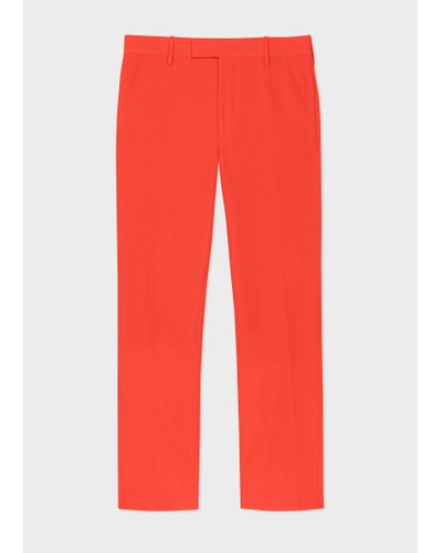Paul Smith Gents Formal Trouser - Red
