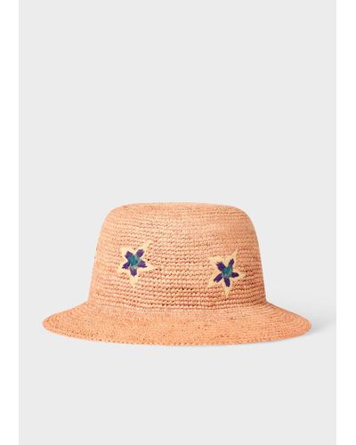 Paul Smith Women Hat Straw Ibiza - Natural