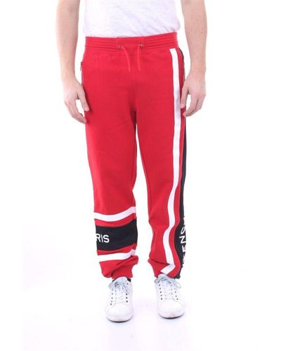 Givenchy Cotton JOGGERS in Red for Men | Lyst