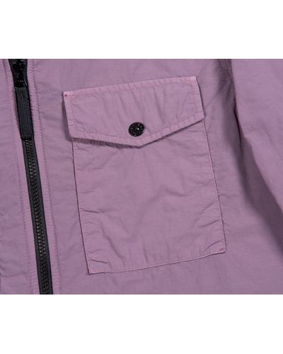 stone island overshirt mauve