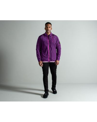 Stone Island Synthetic Lined Nylon Metal Jacket Magenta in Purple for Men -  Lyst