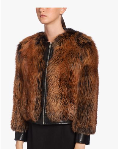 prada fox fur jacket