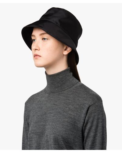 prada nylon rain hat