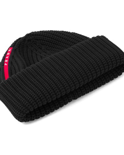 prada padded nylon beanie