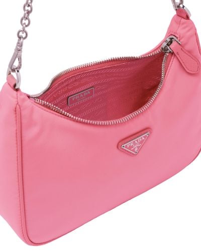 pink prada shoulder bag