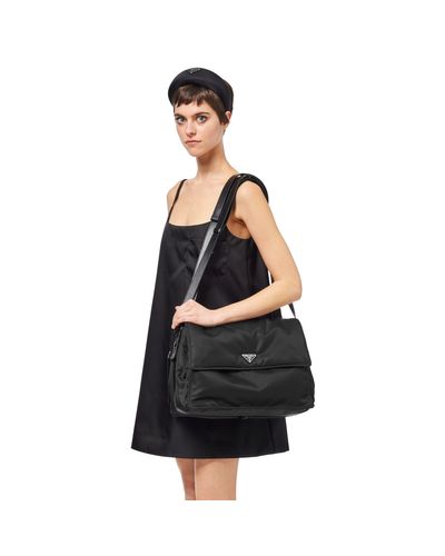 Prada Invites Shoulder Bag in Black | Lyst