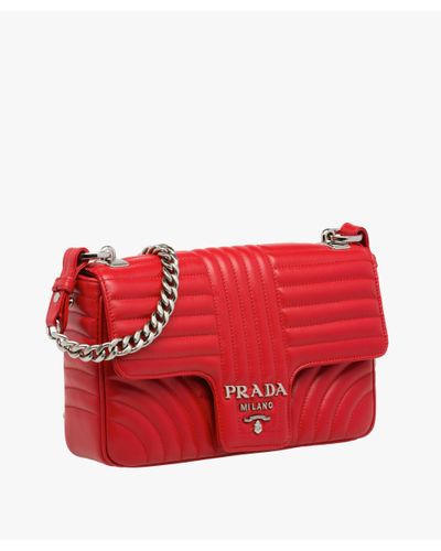 prada red shoulder bag