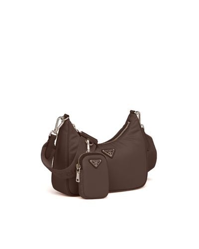 prada brown nylon bag
