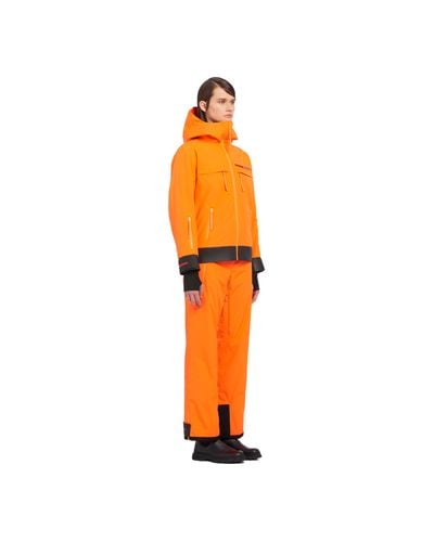 Prada Synthetic Technical Fabric Ski Jacket Lr-hx004 in Orange - Lyst