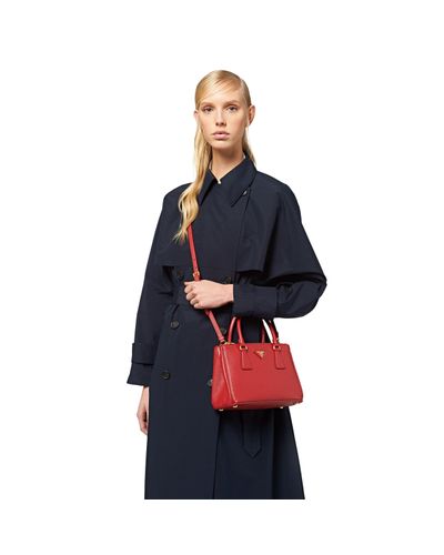 prada galleria mini saffiano leather tote