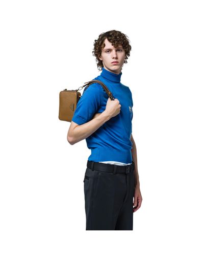 saffiano leather bandoleer bolsa