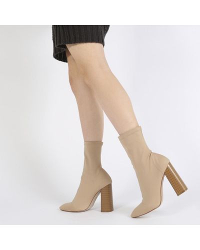 nude ankle boots