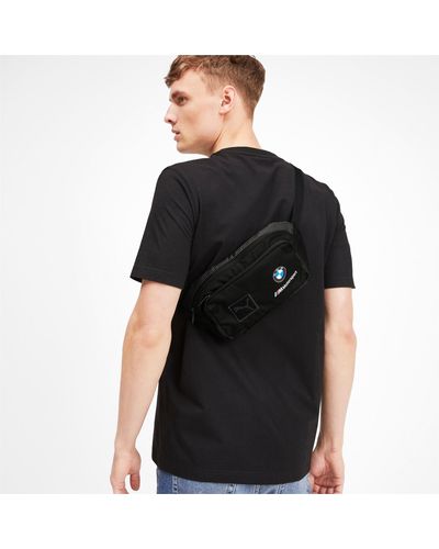 PUMA Synthetic Bmw M Motorsport Waist Bag in Black for Men - Lyst