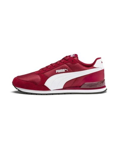 كمامة PUMA Suede St Runner V2 Mesh Sneakers in 07 (Red) for Men | Lyst كمامة