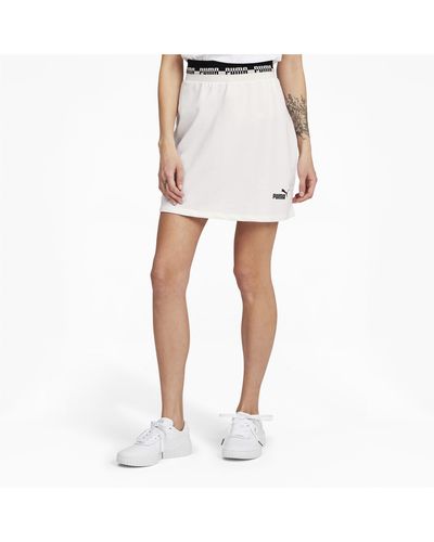PUMA Amplified Skirt in White - Lyst