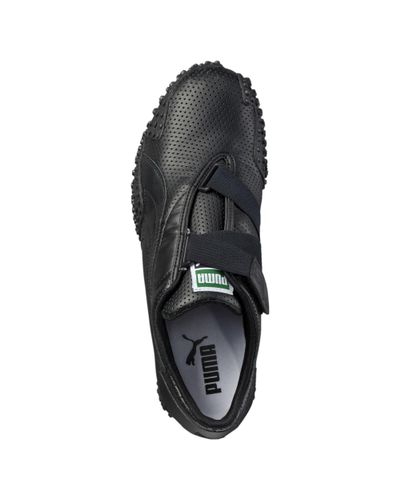puma mostro perforated leather sneaker