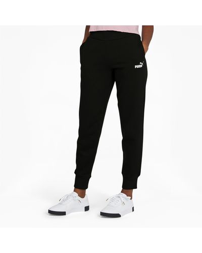 puma essentials fleece sweatpants