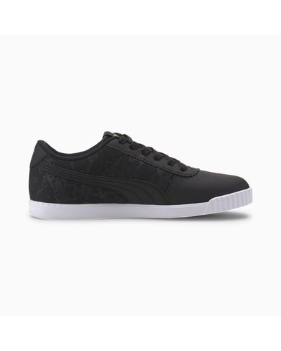 PUMA Synthetic Carina Slim Veil Sneakers in Black - Lyst