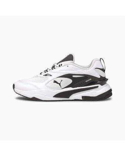 PUMA Leather Rs-fast Sneakers Jr in White - Lyst