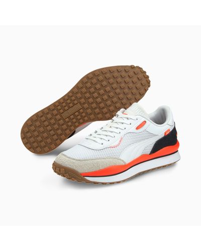 PUMA Style Rider Sportschoenen Met Een Warme Textuur - Lyst