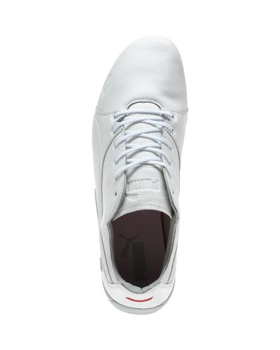 PUMA Leather Ferrari Drift Cat 7 Ls White Shoes for Men | Lyst