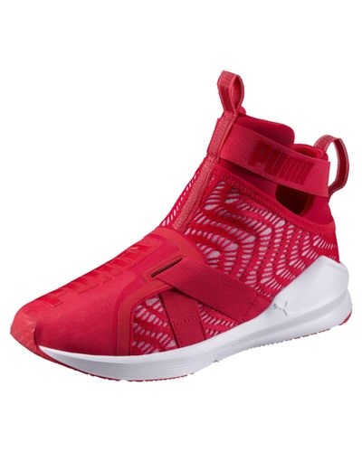 puma fierce red womens