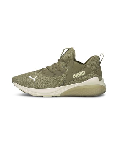 PUMA Rubber Cell Vive Luxe Running Shoes in Green for Men | Lyst