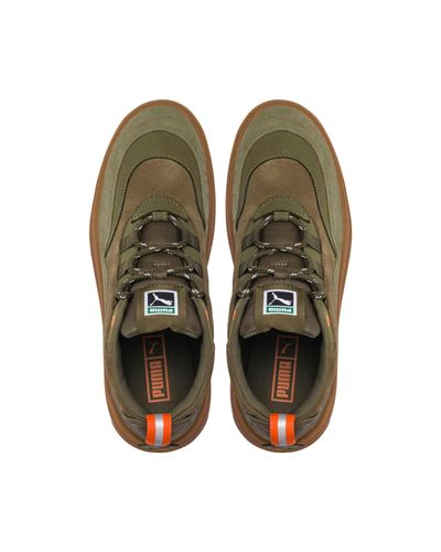 PUMA Suede Cali Zero Demi Army Green Sneakers for Men | Lyst