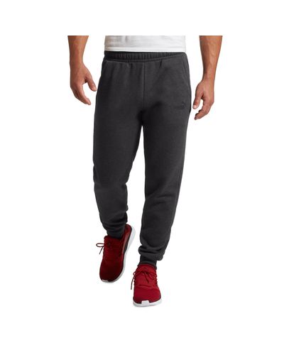 puma essentials men's fleece knit pants