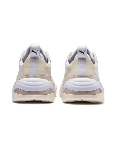 PUMA Leather Thunder Nature Sneakers in s Gray-w White-Cloud Cream (White)  - Lyst