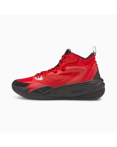 PUMA Rubber Dreamer 2 Mid Basketbalschoenen in het Rood - Lyst