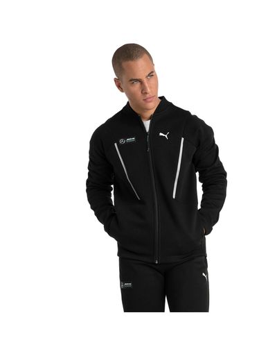 Puma Mercedes Amg Petronas Sweatjacke In Schwarz Fur Herren Lyst