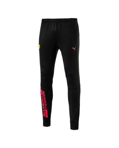 PUMA Rubber Ferrari Men's Track Pants in Black for Men | Lyst