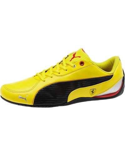 PUMA Lace Ferrari Drift Cat 5 Nm Men's Shoes in Yellow for Men - Lyst
