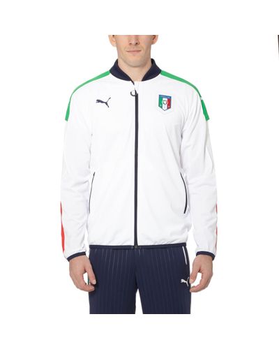 puma figc italia stadium jacket