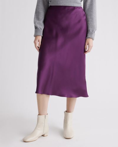 Quince Skirt, Silk - Purple