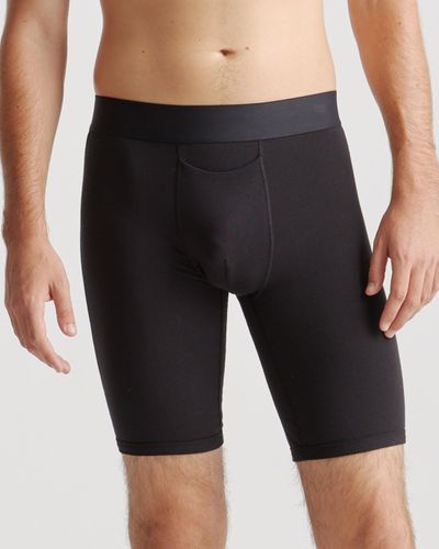 Quince Micromodal 8" Boxer Brief - Black