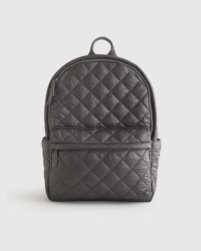 Quince Transit Quilted Commuter Backpack, Nylon - Gray