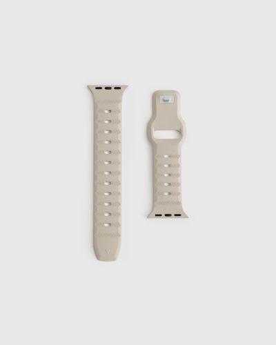 Quince Sports Apple Watch Band, Fkm Rubber - White