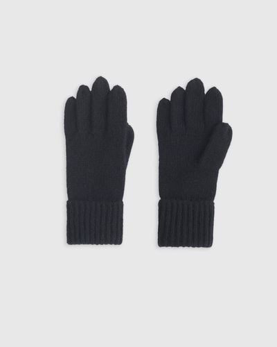Quince Washable Cashmere Gloves - Blue
