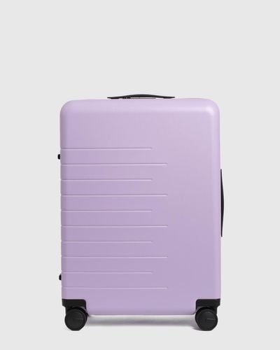 Quince Check-In Hard Shell Suitcase 24", Polycarbonte - Purple