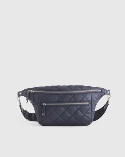 Quince Transit Quilted Sling Bag, Nylon - Blue