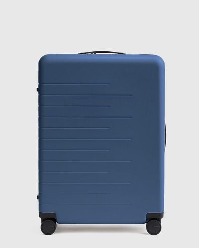 Quince Check-In Hard Shell Suitcase 27", Polycarbonte - Blue