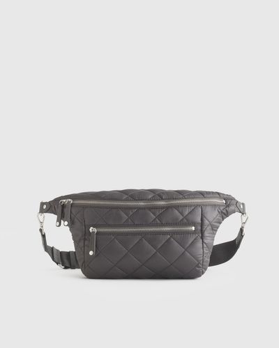 Quince Transit Quilted Sling Bag, Nylon - Gray