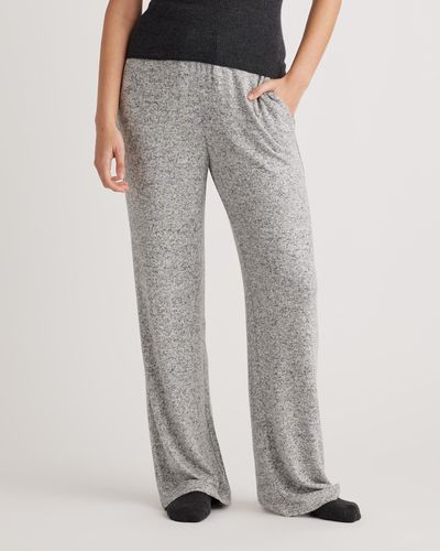 Quince Brushed Lounge Straight Leg Pant, Rayon - Gray