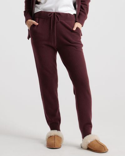 Quince Mongolian Cashmere Sweatpants - Red