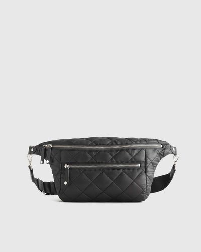 Quince Transit Quilted Sling Bag, Nylon - Black