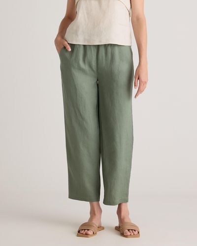 Quince Linen Pants - Green