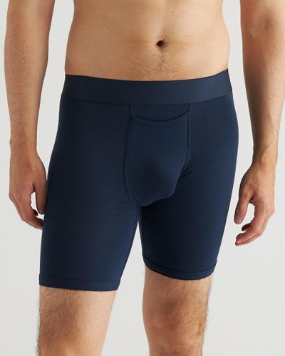 Quince Micromodal 6" Boxer Brief - Blue