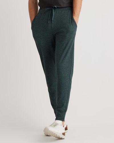 Quince Flowknit Performance Jogger, Recycled Poly With Stretch - Green
